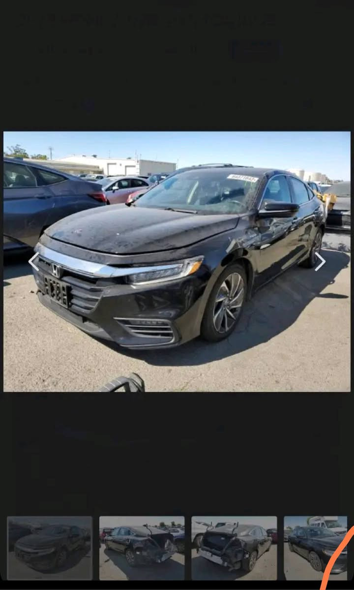 سلام عليكم هوندا انسايد موديل 22تورنك فول مواصفات ضربته من امريكا بس قبق جنطه وانضربت هنا بل عراق مثل ماموضح والسياره بجم كبس وبيبان مابيه شي قيم بل يرضي الله ورسوله مكانه بصره رقم *********** والسياره من نوادر لان تجي مكينته 2000هايبرد تختلف عن الباقيات
