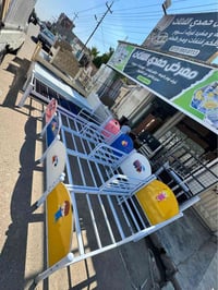 سرير اطفال • حديد • ١٥٠×٦٠