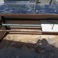 فرن بيزا شغال ع الفحص ب350وبيه مجال +ميز تسكام 3متر 75 بيه مجال  للاست...