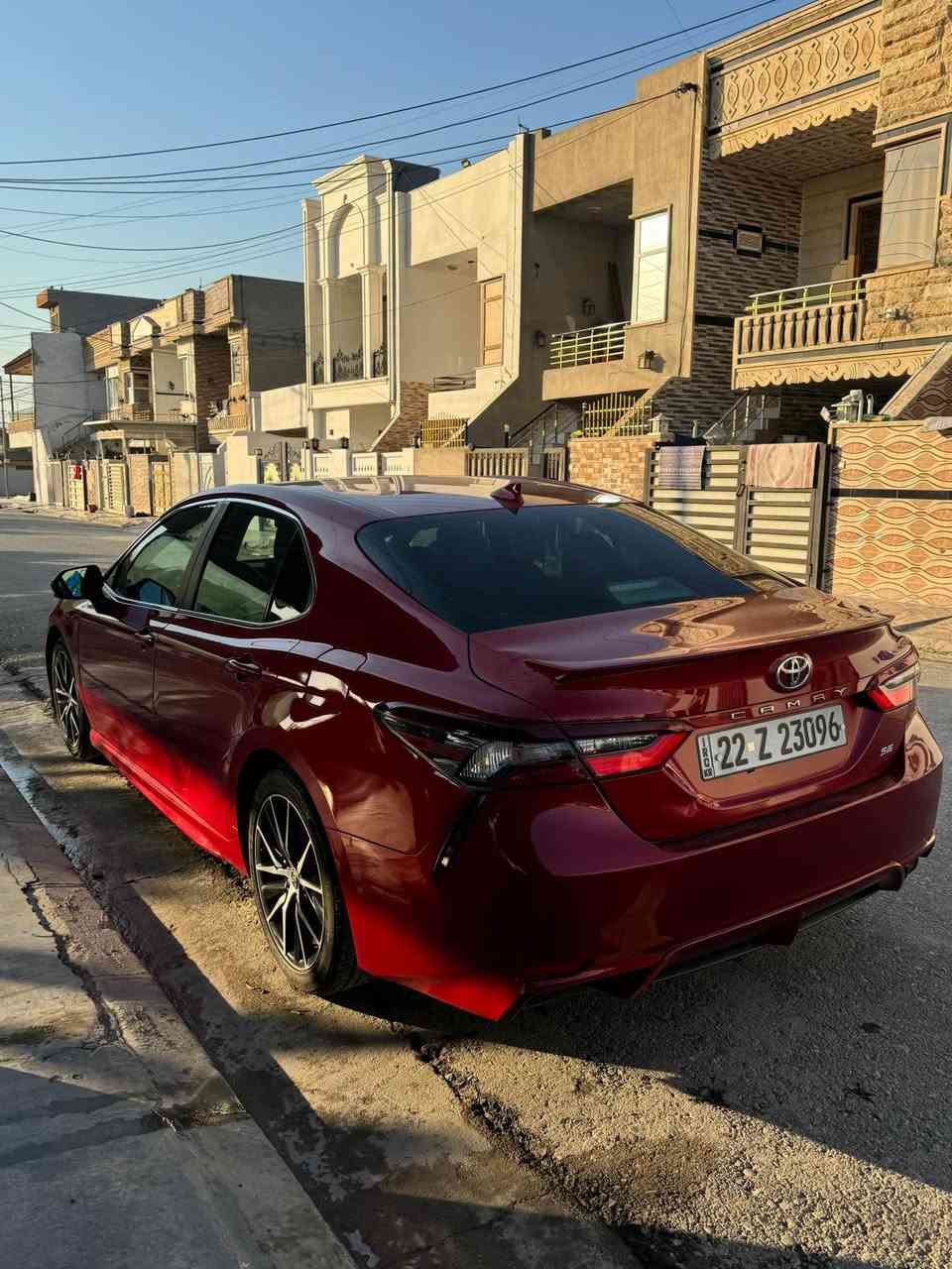 تۆیۆتا كامری٢٠٢٣ یەك چامرخی بشتی سبوخە سێ پارچەیی كلیرە ئەمریكا بی داخیل بی ئیرباك٣٦ مایل رۆیوە  بەناوی خۆمە 
*********** أربيل, العراق
