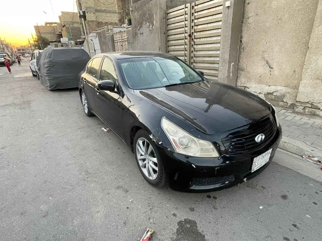 سلام عليكم (بيع او مراوس حسب القناعه) 
انفنتي ٢٠٠٧ جي ٣٥ فول مواصفات
 فتحه بصمه تحكمات ستيرن تدفئه كشنات فول 1/1 مكينه وكير مكفولات فقط الكير ينمر سريع يرادله برمجه للكونترول وارد أمريكي حادثه جاملغ خلف السائق ولقماره بيهه معجون مصبوغه عام يحتاجله ترتيب رقم بغداد تحويل ثاني يوم شرط مكينه 3500 6 سلندر السعر 55 وبيهه مجال مكاني بغداد
***********

