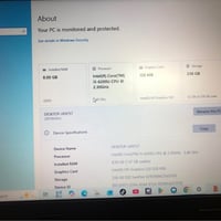 i5 الجيل السادس • ٨ جيجا رام • ٢٥٦ جيجا SSD