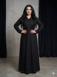 دشداشة كشمير • أسود ملكي • جملة فقط