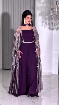 فستان بنفسجي نفس الصورة بالضبط قياس 40 كللللش حلوة كلش كلش ملبوس مرة و...