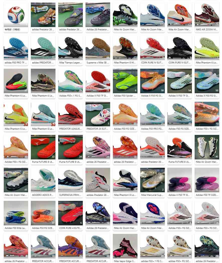 🔥
✅⚽ ------China Factory------⚽ 
✅Professional Soccer Football shoes wholesale fútbol
✅ Factory Direct - Best Prices 
✅ Nike/Adidas/Puma/JOMA/Support customization
✅ Low MOQ- 12Pair One Color
✅ 3000+ styles covering FG/TF/IC/SG soles
📩 Contact Now for Catalog & Quotes!
📱 WeChat/WhatsApp：https://linktr.ee/goodfootball
#NikeTiempo #NikeMercurial #AdidasPredator #AdidasXF50 #AdidasCopa #NIKET90 #PumaFootball #Football #guayoscali #KramponAşkı #GuayosNike #guayos #รองเท้าฟุตบอล #รองเท้าฟุตบอล #футбольніворота #футбол #футболки #adidasfutbol #fútbol #Footballshoes #Footballboots #Soccercleats #Botasdefútbol #Chaussuresdefootball #Fußballschuhe #Scarpedacalcio #Chuteiras #SoccerBoots #أحذية_كرة_القدم #نايك

Botas de fútbol⚽ Tacos⚽ Botines Chuteiras⚽ Astro Turfs⚽ Football Boots⚽ Scarpe da calcio⚽ Tacchetti⚽ Chaussures de football⚽ Crampons⚽ Fußballschuhe⚽ Stollenschuhe⚽ سبايك⚽ Футбольные бутсы⚽ أحذية كرة القدم⚽ Шиповки⚽ Viatu vya mpira wa miguu⚽ Boots⚽ Chuteiras⚽ Fußballschuhe⚽ Botas de fútbol⚽ Scarpe da calcio / Tacchetti⚽ Футбольные бутсы Futbol'nye butsy⚽ Fotbalové kopačky⚽ Futbol ayakkabısı⚽ Chuteiras⚽ Botines de fútbol⚽ Tacos / Botines⚽ Zapatillas de fútbol⚽ Tacos Botas de fútbol⚽ ⚽ نايك ميركوريال ⚽ Botines⚽ Tacos⚽ Giày đá bóng⚽ Sepatu sepak bola⚽ Kasut bola⚽ Sapatos ng football⚽أحذية كرة القدم ⚽ Sokker skoene⚽ جزمة كورة ⚽ Viatu vya mpira wa miguu ⚽ أحذية كرة القدم ⚽ Chaussures de football⚽ کفش فوتبال⚽ Kafsh-e football⚽ รองเท้าฟุตบอล ⚽ Viatu vya mpira ⚽سبايك ⚽ KramponAşkı ⚽Futbol ayakkabısı⚽ Krampon⚽ Mercurial⚽ أَحْذِيَة⚽ Predator ⚽بوما فيوتشر ⚽ Tacos⚽ القدم⚽ Aḥdhiyat kurat⚽ أَحْذِيَة كُرَة القَدَم⚽ giày_đá_bóng⚽ ⚽Giaybongda⚽ ChinaFactory ⚽ ฟุตบอล รองเท้า ⚽


**إذا كنت صاحب هذا الإعلان وتريد حذفه لأي سبب، رجاءا أرسل رسالة إلى الدعم الفني**