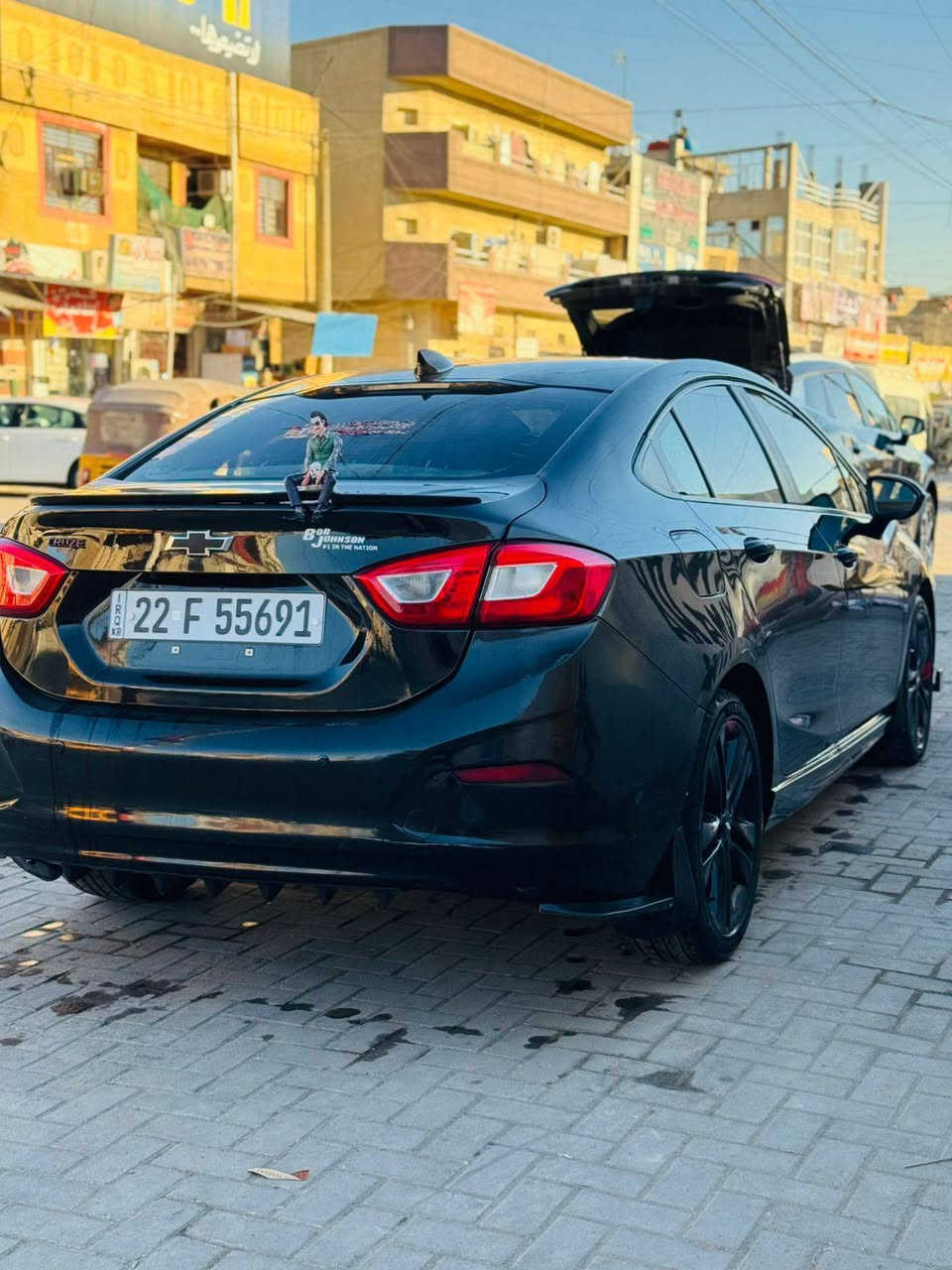 سلام عليكم 
شوفر ليت كروز RS🚀
2018 سنويه لحد 2030 بااسمي 
اتريد تحويل او وكاله.. 
محرك 1400تيربو 
سياره جديده مكفوله من كل شي 
ضرر جاملغ خلفي باامريكا. 
بيبان وجنطه بصمه 
تشغيل عن بعد
 ليت وبالوجكتر زنون.. 
شاشه كبيره 
تدعم كار بلي للاندرويد 
كشنات تدفئه 
فول تحكم ستيرن 
كشنات كهرباء 
اوتو ستوب 
وبيه هوااااي مواصفات بعد 
سياره حمد لله خير من الله استخدام شخصي.. 
سعر 105وبيه مجال انشاء الله
***********
