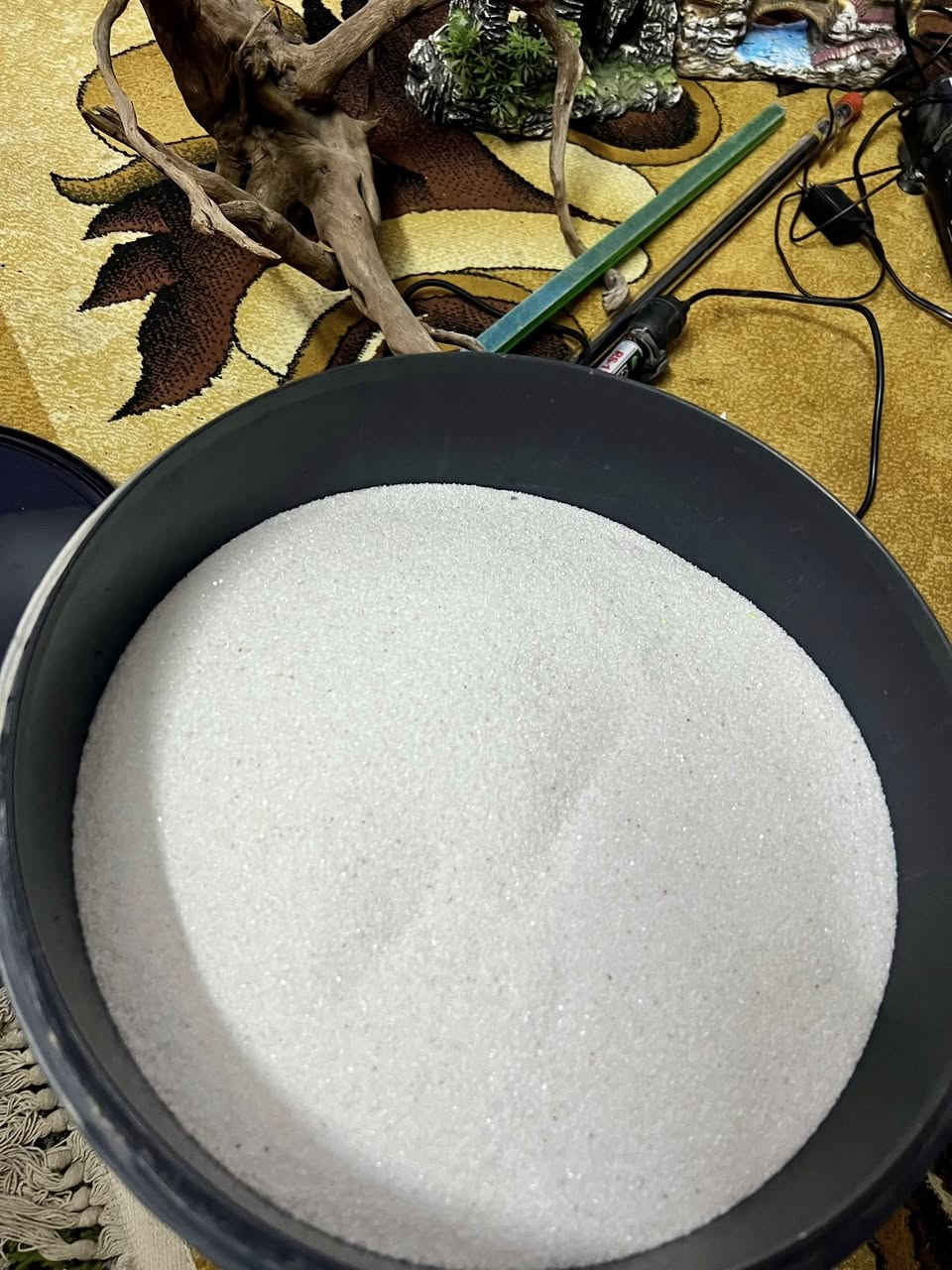 غراض اسماك الزينه للبيع
حوض كبير الطول متر والارتفاع نص متر والعرض نص متر مع القاعدة 

هيتر + فلاتر عدد 2 إسفنجيات  مع ماطور + غطاس خشبي وزن 2 كيلو + انارة + ماطور اوكسجين عدد2 + شلال عدد2 مع الماطور + رمل بحري ابيض وزن20 كيلو  ورمل بركاني وزن 5 كيلو + تحفيات زينة عدد2

ادفع سعر إذا عجبني أبيعك والرزق على الله


**إذا كنت صاحب هذا الإعلان وتريد حذفه لأي سبب، رجاءا أرسل رسالة إلى الدعم الفني**