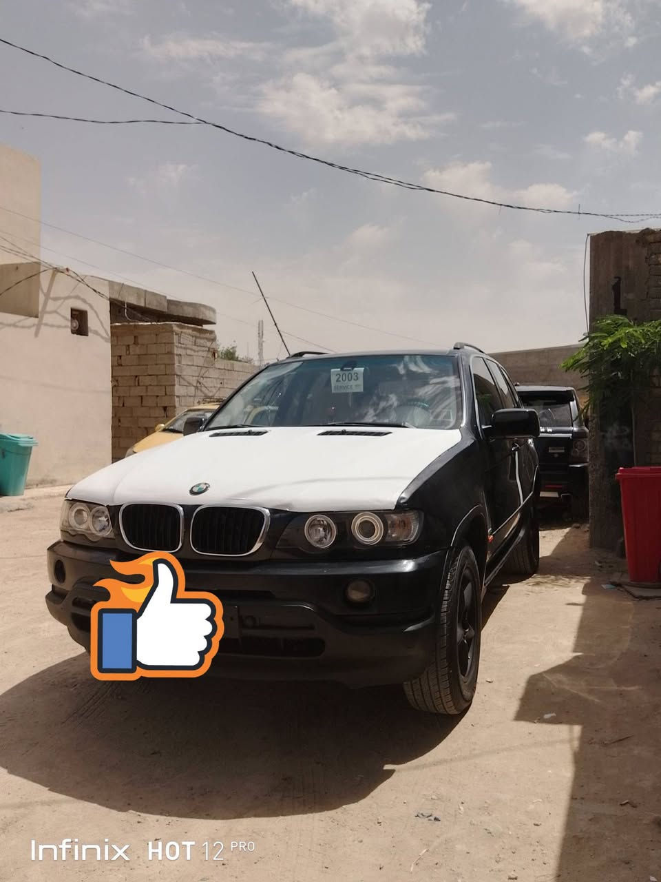 سلام عليكم بي امX5 مديل2002  محرك6Vسلندر كير محرك حداديه كفاله بس تبريد مو شغاال كهربائياتها كله شغاله تخم تاير جوها السيارة مكفوله من ضربه و تبديل رقم كركوك تسجيل قديم حرف أ اليف بس وكاله السعر70مكاني نجف شارع المطار ‏‪***********‬‏
