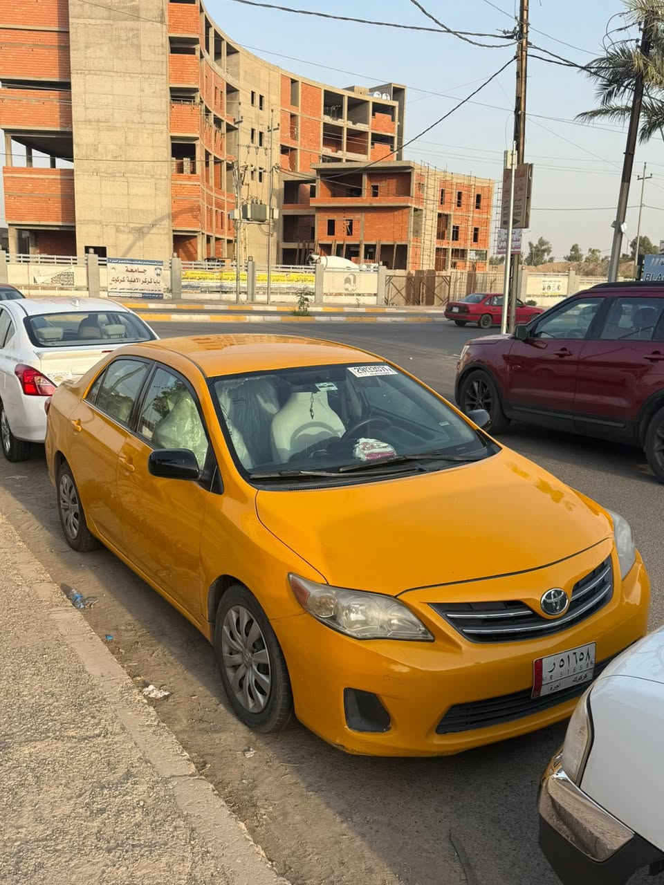 كورلا 2013بيه قطعتين رقمها كركوك وبيه تصفيه شويه رقم صاحب السيارة ***********
