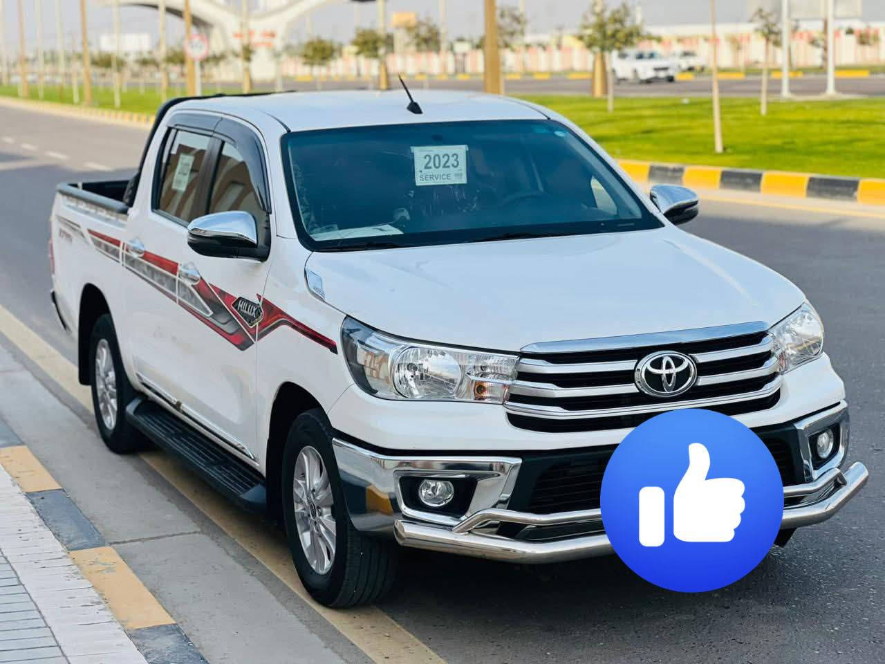 هايلوكس2023 سعودي رقم بغداد انكليزي بسمي مشروع وطني تحويل ثاني يوم السيارة بصمة سعودي مكفوله ماعده طخه بسيطه حك اصبع بسونار والباقي كفاله عامه للستفسار ***********
