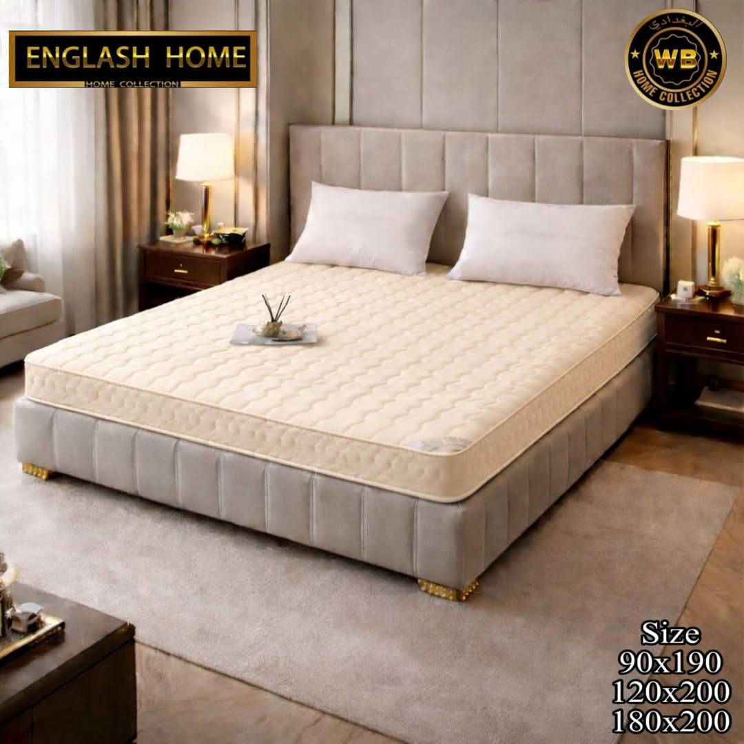 ضمان لمدة 5 سنوات بسعر مميز جدا 
الأصدار الجديد من الدوشك الجلاتين النفرين 
المنتج جلاتين فوم وليس إسفنج ( احذرو التقليد )🚫
#الاصلي 🏛️
من ماركة انگلاش هوم العالمية ماركة الجودة والتميز 
دوشك فوم طبي جلاتين متكون من 5 طبقات الطبقة الأولى من مادة اللاتكس الطبقة الثانية فوم الطبقة الثالثة من الأسفنج الطبي ك الطبقة الرابعة تكون ضد البكتريا الطبقة الخامة مايكروفايبر
 (( ارتفاع 12 سم )) 
يوفر لكم الراحة المثالية مع ضمان سنة كاملة 
#مواصفات_المنتج 
١-يحتوي على خصائص توزيع ضغط للجسم رائعة 
٢-يتم وصفها للذين يعانون من آلام الضهر والعمود الفقري 
٣- يدعم الجهاز العصبي من خلال وزن الجسم 
٤- مضاد للبكتريا والجراثيم وغير قابل للتلف 
٥- الغلاف الخارجي من القطن الخالص (ضد التحسس) 
المنتج طبي 100% ضمان المنتج سنة كاملة من تاريخ الشراء 
متوفر بقياس النفرين والنفر 
قياس النفر 90x190 السعر 30
قياس النفرين 180x200 السعر 55
قياس نفر ونص 120x200 السعر 45
علما المنتج خاص بالبغدادي فقط ولايوجد بمكان اخر 
( احذرو التقليد 🚫 )
العنوان


**إذا كنت صاحب هذا الإعلان وتريد حذفه لأي سبب، رجاءا أرسل رسالة إلى الدعم الفني**