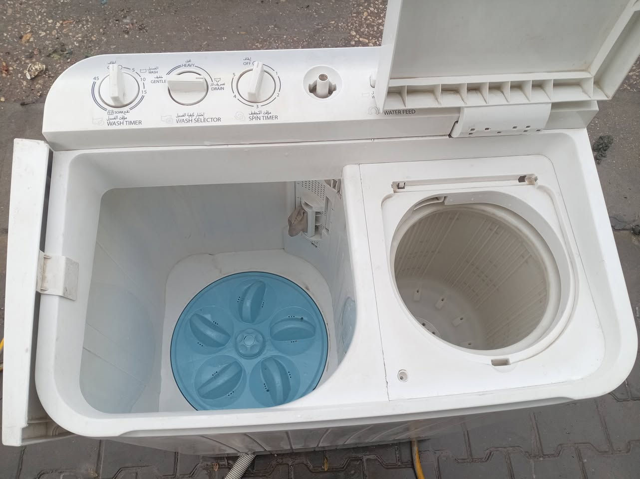 غسالة نوع توشيبا الاصلي ٢٠ كيلو شغالة غسيل وتنشيف تجي تفحص بيدك اي نقص ما بيه
السعر ب٩٠ كربلاء حي العسكري العابد صيدلية الرونق ***********
