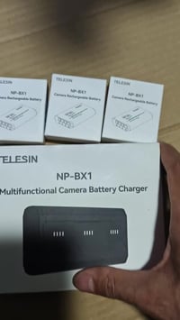 بطاريات NP-BX1 • ٣ بطاريات • شاحن ذكي ٣ قنوات