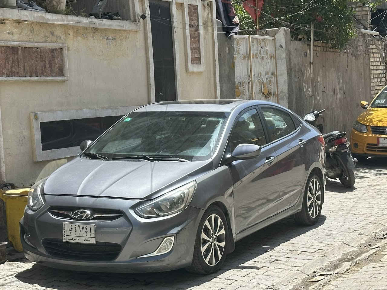 اكسنت موديل ٢٠١٧ للبيع وارد امريكي جاملغ لايسر فول عده بصمه  ببها طخات بسيطه ح٩٥ ورقه رايدها ***********
