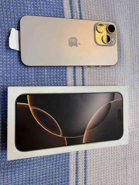 Iphone 16 Pro Max 256G Desert
ايفون ١٦ برو ماكس ذاكرة ٢٥٦ صحراوي ذهبي

جهاز  بلادي غير مفتوح ضمان ماستر مع ملحقاته

بطارية: %93

السعر مليون وربع 1,250,000

زيونة - شارع الربيعي - مجاور مجمع الكوخ

***********
