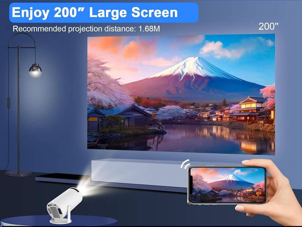 جهاز عرض محمول عالمي HY300 Ultra HD عالي النطاق الديناميكي بزاوية 180 درجة
عدسات بطلاء مميز

الطاقة: تيار متردد 100-260 فولت

المصباح: LED

جهاز عرض أفلام بدقة Full HD 1080P/4K

جهاز عرض قابل للدوران 180 درجة

تصحيح الانحراف التلقائي: يستخدم جهاز العرض الذكي HY300 تقنية تصحيح الانحراف التلقائي والتركيز اليدوي لإعطائك الصورة المثالية.


**إذا كنت صاحب هذا الإعلان وتريد حذفه لأي سبب، رجاءا أرسل رسالة إلى الدعم الفني**