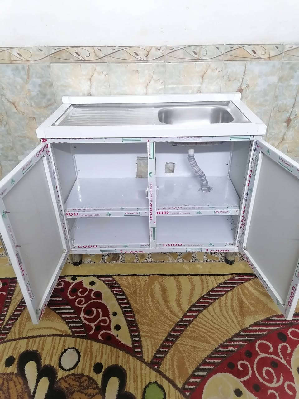 السلام عليكم كاونتر سنك مستخدم نضيف عنوان بغداد الشعب اكو خدمة توصيل بكروه ***********
