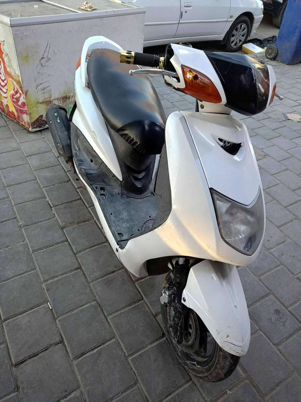 دراجه سكنس نثيه 110 ياباني *********** هذا رقمي 
سعر خاص بغداد الامين الثانيه
