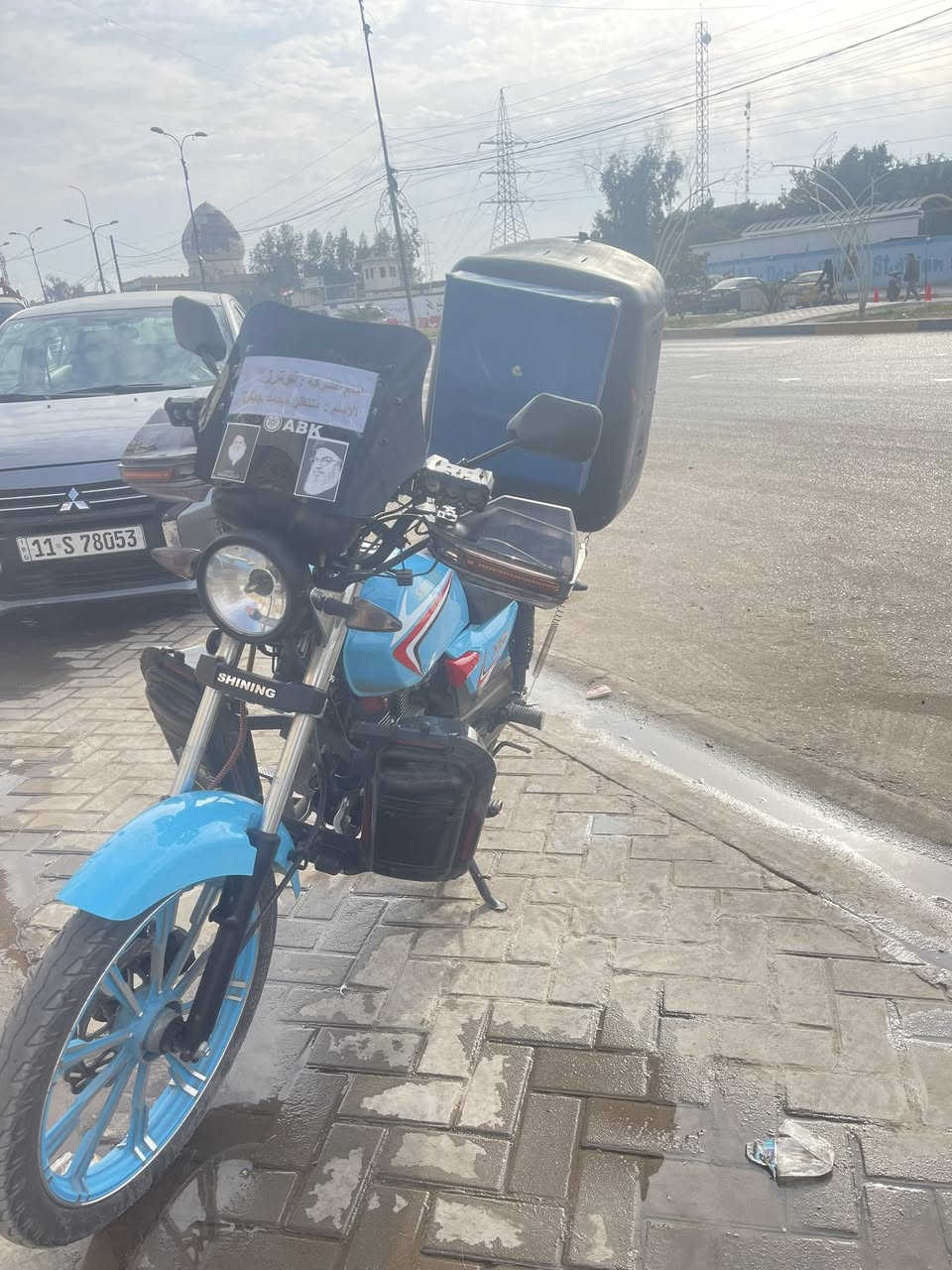 شاينك مرقم بغداد دراجة بحالت لوكالة كلش جديدة ماشية 15الف دراجة كفالة عامة برغي ما مفتوح بيهة مابيهة اي نقص تحويل ثاني يوم رقم بغداد نكليزي سعر مليون و800        ‘.     ***********
