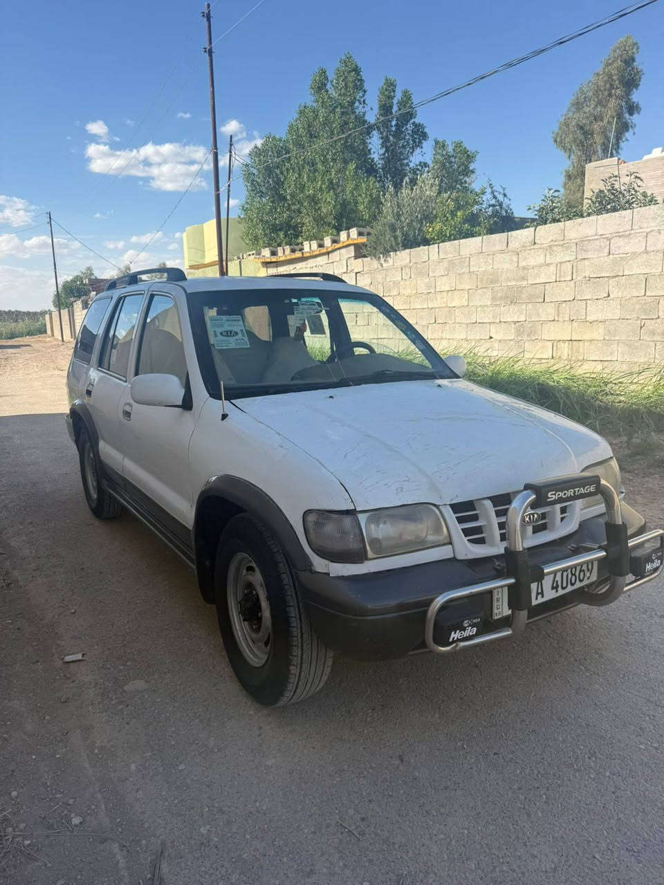 سلام عليكم سبورتج موديل 2001 مكفولة كفالة عام حتى من صبغ سيارة جديدة رقم شمالي نكليزي سنوية لحد30تحويل مباشر سعر 55وابيهة مجال تصال على رقم ***********مكان ديالى
