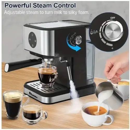 جهاز قهوة اسبريسو المنزلية، السعر 95 الف والتوصيل مجاني لكافة انحاء العراق.
إنها تُحضّر أفضل أنواع القهوة الرغوية اللذيذة، ولديها أفضل بخار لتكثيف الحليب.


**إذا كنت صاحب هذا الإعلان وتريد حذفه لأي سبب، رجاءا أرسل رسالة إلى الدعم الفني**