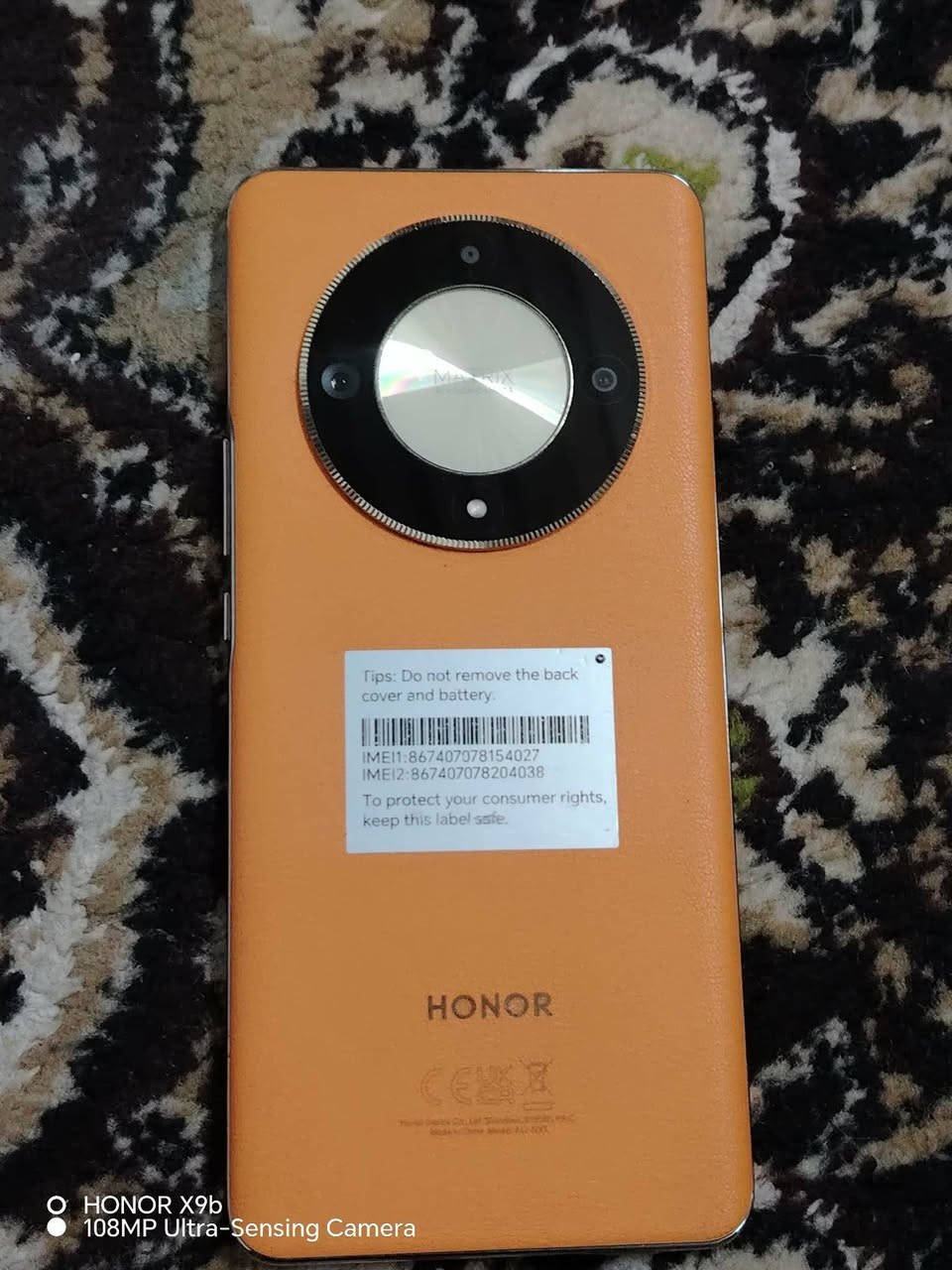 هونر X9b
ذاكرة 256

موبايل فول

مو مفتوح نضافه 99

شرط جديد

دبل سيم كارت

السعر 240 قفل 230 قفل

واتساب *********** مراوس ايش عندك نزل 👍🏻
