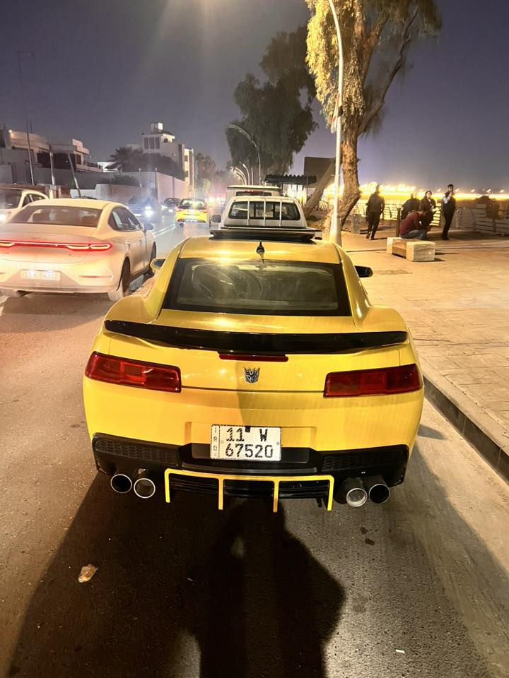 السلام عليكم كمارو ٢٠١٤ رقم بغداد انكليزي بسمي ماشيه ٩٤ حادث جاملغ امامي ايسر فقط لباقي مكفول  مكينه كير صدر تخم تاير كله جديد السعر ٩٥ مكان لسياره بغداد الغزاليه للاستفسار ***********
