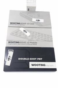 كيبورد كوستم • Wooting 60HE v2 • أبيض كامل