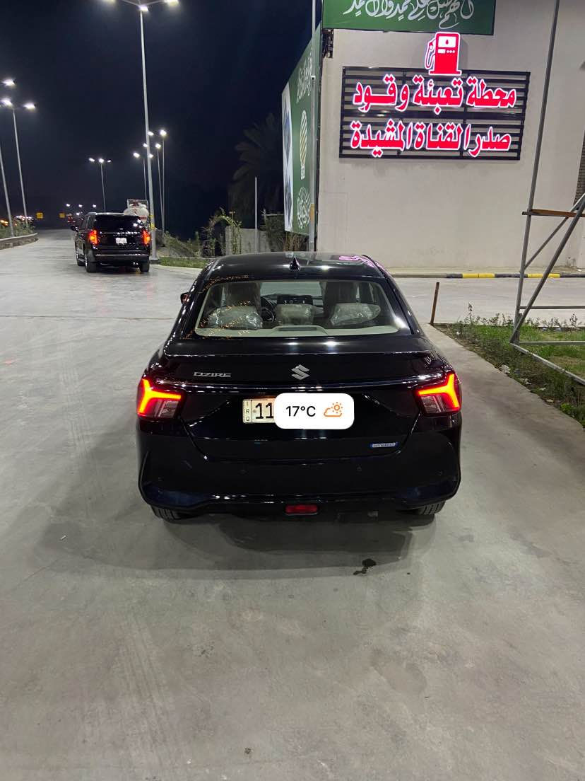 السلام عليكم 

سوزوكي دزاير هايبرد موديل ٢٠٢٦   ضمان ٥ سنوات او ١٠٠ الف كيلو مكفولة من كل شي فول مواصفات مغلفة السيارة من الداخل بالكامل درجة اولى 

المواصفات

- [ ] بصمة

- [ ] مرايا كهرباء شفط

- [ ] حساس خلفي

- [ ] كاميرا

- [ ] شاشة كار بلي 

- [ ] رادار ٣٦٠ درجة

- [ ] مانع انزلاق

- [ ] لايت الامامي ٦ عدسات زينون

- [ ] لد نهاري زينون

- [ ] بلوجكتور زينون

- [ ] بك لايت لد

- [ ] تبريد شاشة

- [ ] ماشية10 الف كيلو 

- [ ]ترهم اقساط 

- [ ] مكان السيارة بغداد حي تونس 

- [ ] للاتصال +964 773 928 4547 يوجد واتس أب بغداد, العراق
