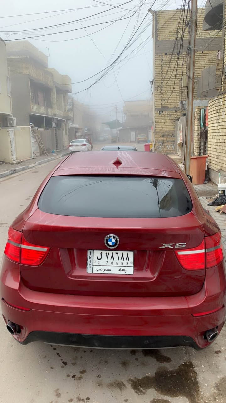 بيع او مراوس BMW x6 

موديل 2011 

السعر خاص 
 
لون ماروني دواخل مشمشي 

وارد امريكي بدون حادث داخله للعراق كلين 
 
التقرير  مالتها موجود من دخلت الى العراق 

بيها كم قطعه صبغ اثر جراد وشخوط 

كير جديد ومحرك مكفولات 

محرك N55 تك تيربو المرغوب 

 
3500 XDrive

نوزل قصير 

بانزين محسن  وعادي بس اني افول محسن دهن موتل يم الحسام مي راديتر اخضر 

مواصفات معروفه 

ثلاث انظمه قياده 

ايكو وسبورت وعادي 

شفتات ستيرن 

مري شفط 

3 كاميرات 

حساسات  360 

تدفئة تبريد 

كشنات تدفئة 

مثبت سرعه 

4x4

ميحتاج بعد اذكر لان الخيال يعرفها 

متواجد فيس او على الرقم 

*********** واتساب 
*********** بغداد, العراق
