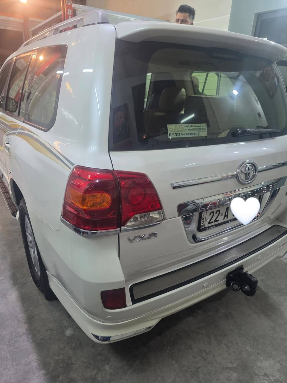 سلام عليكم لاند كروز 2013بدون صبغ بدون ضرر محرك 8سلندر 5700 رقم اربيل تحويل مباشر فئه vxr بصمه تحكمات المكان ديالى بعقوبة للستفسار ‏‪***********‬‏
