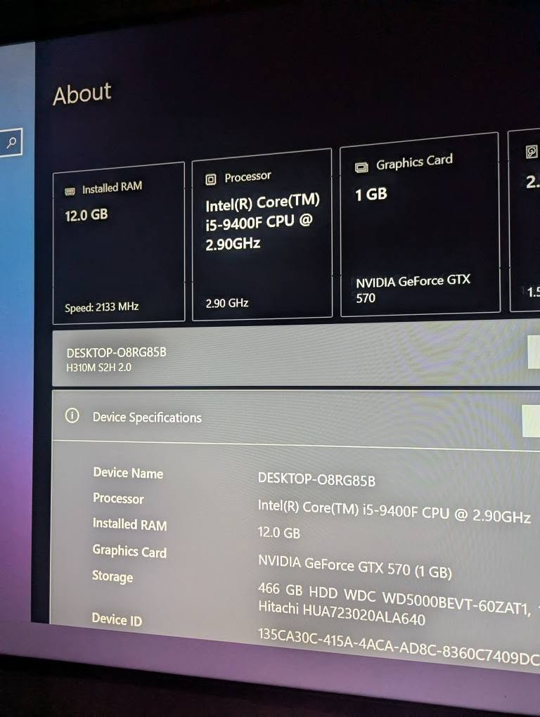 الكيس البيع السعر 300قفل مع توصيل الف
i5 9400f
الكارت GTX 570 
الهارد hhd 500
الرام 12  
البور سبلاي 600 واط deepcool
المذر بورد H360.Pro كركوك, العراق


**إذا كنت صاحب هذا الإعلان وتريد حذفه لأي سبب، رجاءا أرسل رسالة إلى الدعم الفني**