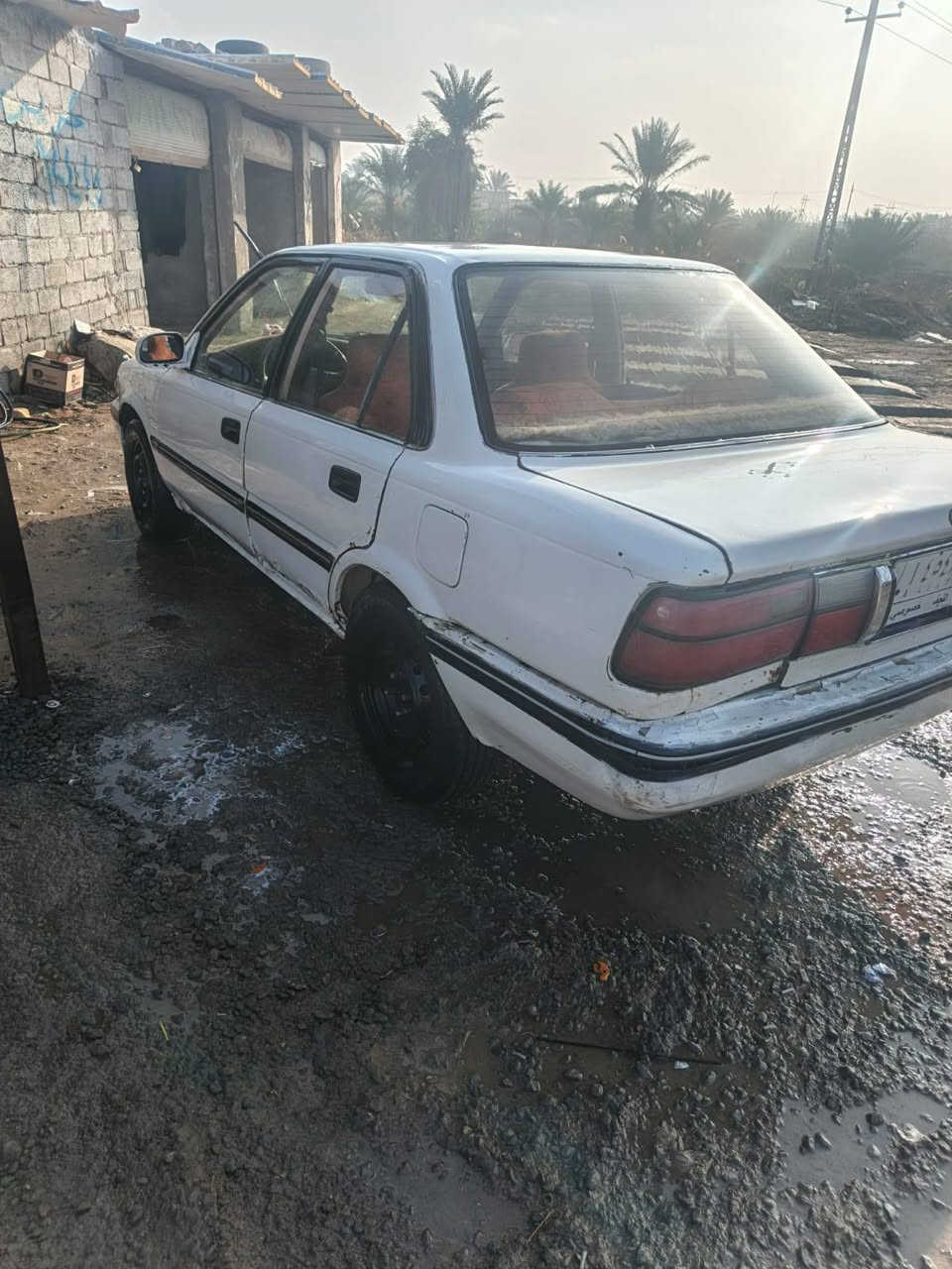 السلام عليكم
كورلا موديل 89 سياره جاهزه من كلشي مكينه وكير وحداديه وتخم تاير وكهربائيات كلها شغاله مصفره من الغرامات سياره خير من الله ماناقصها شي 

السعر37 وبيها مجال بسيط حگ الجيه

للتواصل***********
#ناصريه_الغراف
