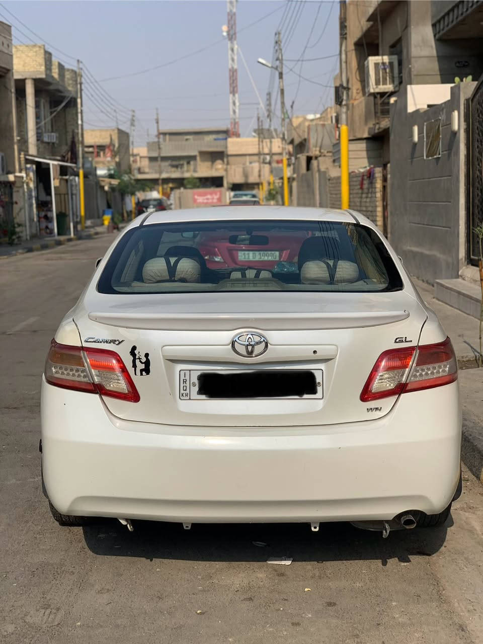 كامري موديل 2010  رقم سليمانية جديد          ابيض صدفي
وارد خليجي 
المحرك 4 سلندر 
بانزين / غاز 
مكفوله كير محرك 
تبريد وتدفئة 
تخم تاير جديد 
بيها صبغ قطعتين 
السيارة جديدة ونظيفة
...................للاستفسار ......................
***********
