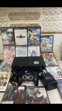 Ps2  ريجن ياباني  يده تيربو hori محوله كهرباء 110-220 يشغل فقط اقراص ا...