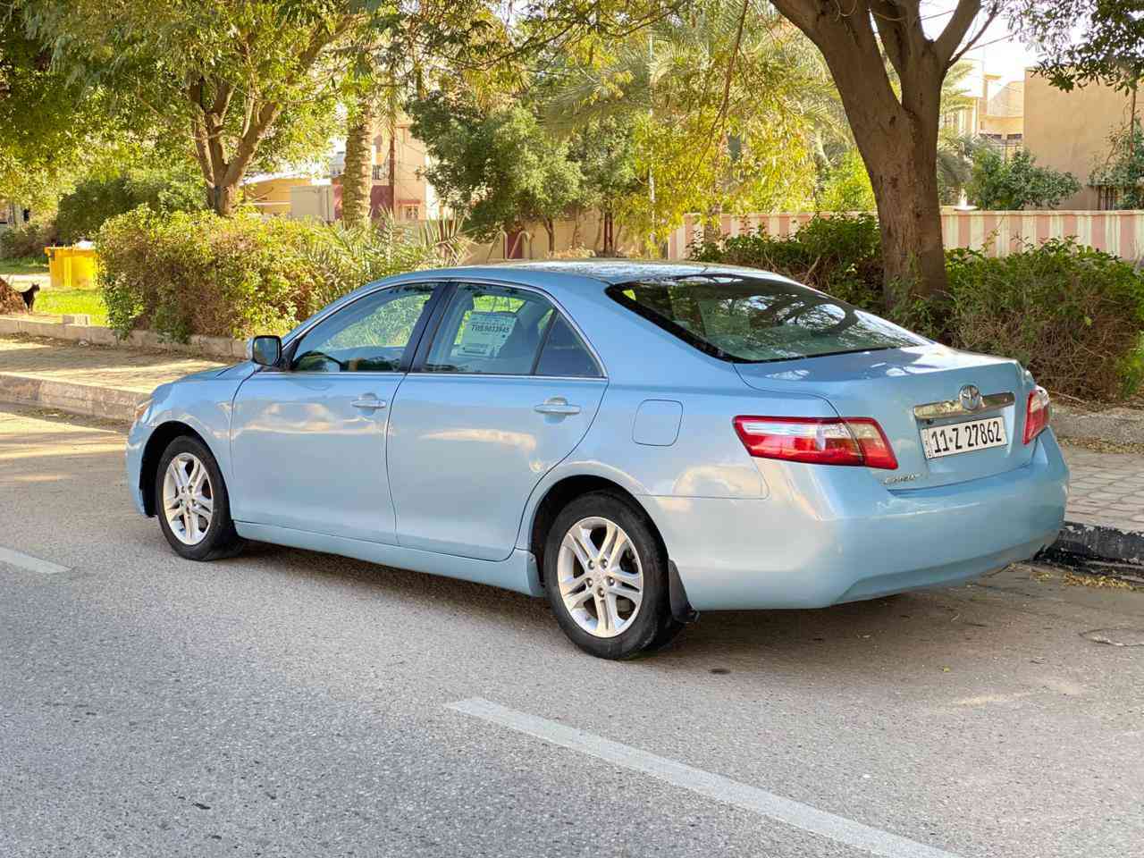 تويوتا كامري وارد امريكي جاملغ فقط موديل 2009 مكفولة من ضربه به رشات صبغ  اثر جراد  فول مواصفات واحد عله واحد تحكم استيرن مري شفط كشنات كهربائية شاشا كبيره كامره حساسات تبريد تدفها شغال داخل بيجي مكينة وكير مكفولات لا تبخير ولا تنقيص رقم بغداد انكليزي سنويا الى 30 تحويل ثاني يوم سعر 78  مكان كربلاء   رقم الهاتف ***********
مكلف بنشر
