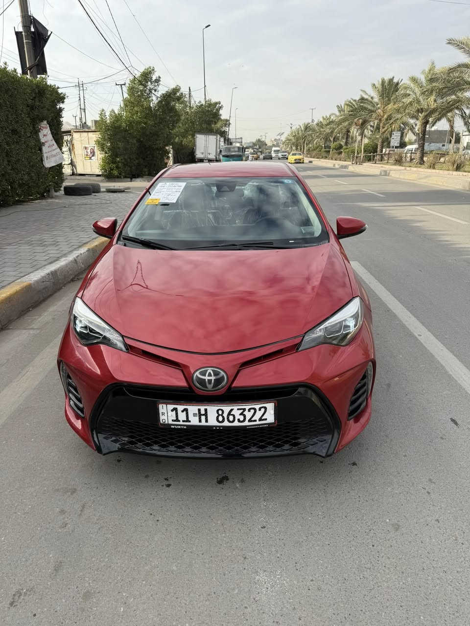 سلام عليكم موديل ٢٠١٧ ماشيه ١١٠ بيه صبغ اربع قطع اثر جراد سياره حلوه وجاهزه تخم تاير صدر جديد مواصفاتSE رقم جديد هزه جديده علوان بغداد  *********** سعر ١٣٥ وبيه مجال
