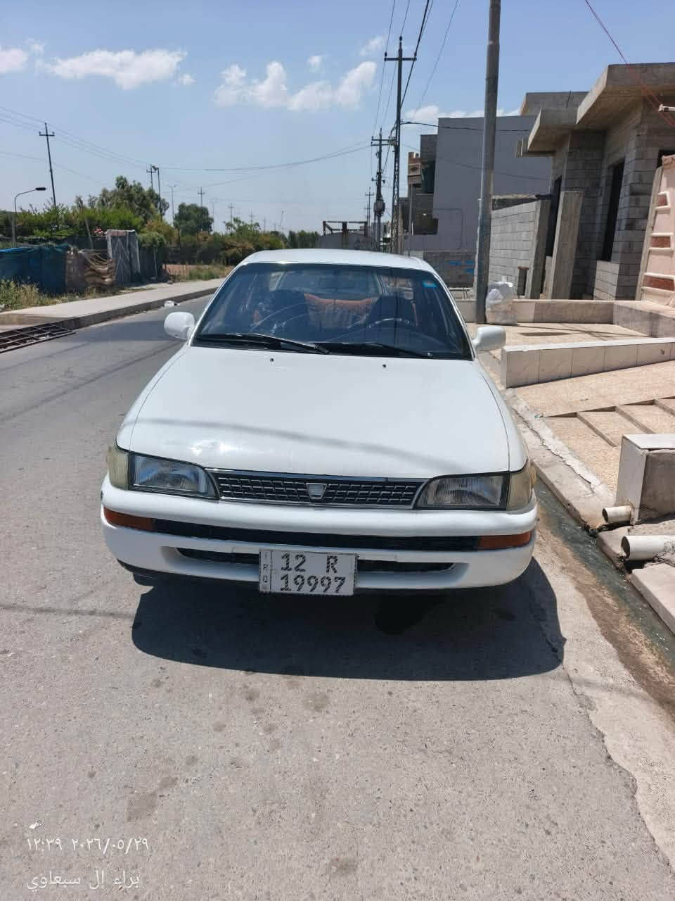 كورلا 91 كير ومحرك شرط السياره بسمي هزه وسنويه جديده بدون ضرر السعر 55وبيها مجال قليل *********** موصل الايسر
