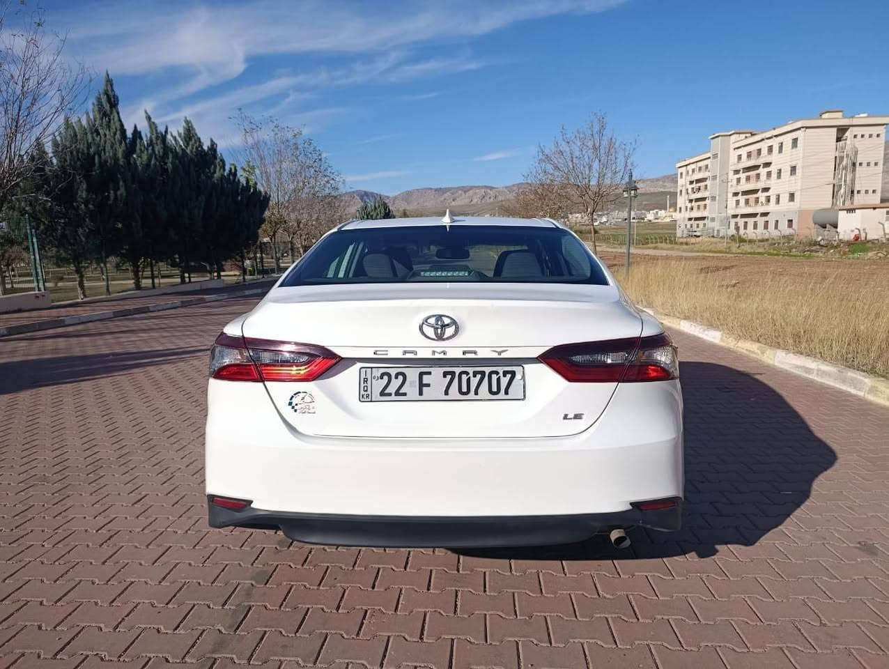 Toyota Camry
موديل 2023
سعر 208 ورقه مرقم جاهز
لون ابيض ثلجي
مواصفات LE  محسن
بصمه 
رادار امامي و خلفي و جانب
تحكمات فول
تحديد مسار
قيادة ذاتيه
3 انظمه للقيادة ECO/ NORMAL / SPORT 

ماشيه 120 الف ميل 
سيارة بدون صبغ 👍
(صندوق تبديل شركه نفس اللون)
بدون دواخل شرط الفحص(كافه الايربكات سليمه 100 💯 
بجم كبس شركه
رقم شاصي👇

4t1r11ak4pu738568

بيع فقط بدون مرواس
رقم و هزه و فحص جديد /سيارة بأسمي تريد تحويل تريد وكاله
ملاحظه / الرقم المميز 70707 مو مع السيارة انطيك غير رقم✋

سيارة في أربيل شركة نور البصرة موجودة
شراي يتصل
***********
***********
صور حادث مرفق مع صور السيارة أربيل, العراق
