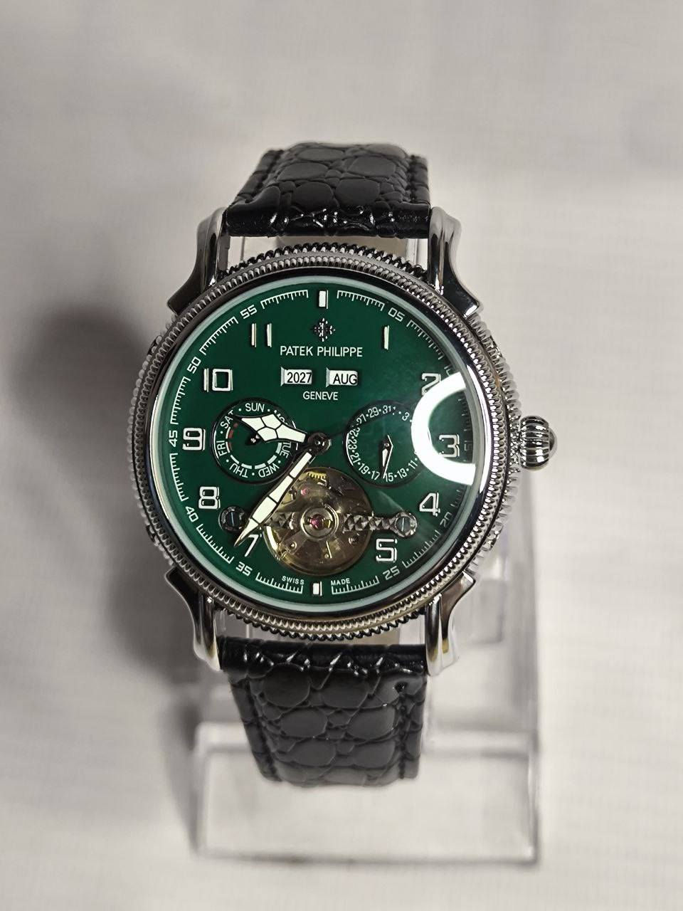 باتك فلبPatek Philippe
تحفه فنيه تتخطى مفهوم الوقت 
الميناء اخضر ملكي 
زجاج زفير مقاوم للخدش 
الهيكل مصنوع من الاستانلس ستيل مزخرف يجي ب( 5 تحكمات مخفيه)
مختمة من كل مكان
اميال وارقام  لامينوس 
مقاومة ماء وغبار 
منفذ تاريخ( سنوي / اسم الشهر / وشهري /واسبوعي ) 
25 حجر 
سير جلد طبيعي (شغل خاص)

القطعة ابد ما تتفوت
ملاحظة متوفره قطعة واحده فقط 
السعر :- 70 الف ع اول تم 
للحجز والاستفسار يرجى الاعتماد خاص


**إذا كنت صاحب هذا الإعلان وتريد حذفه لأي سبب، رجاءا أرسل رسالة إلى الدعم الفني**