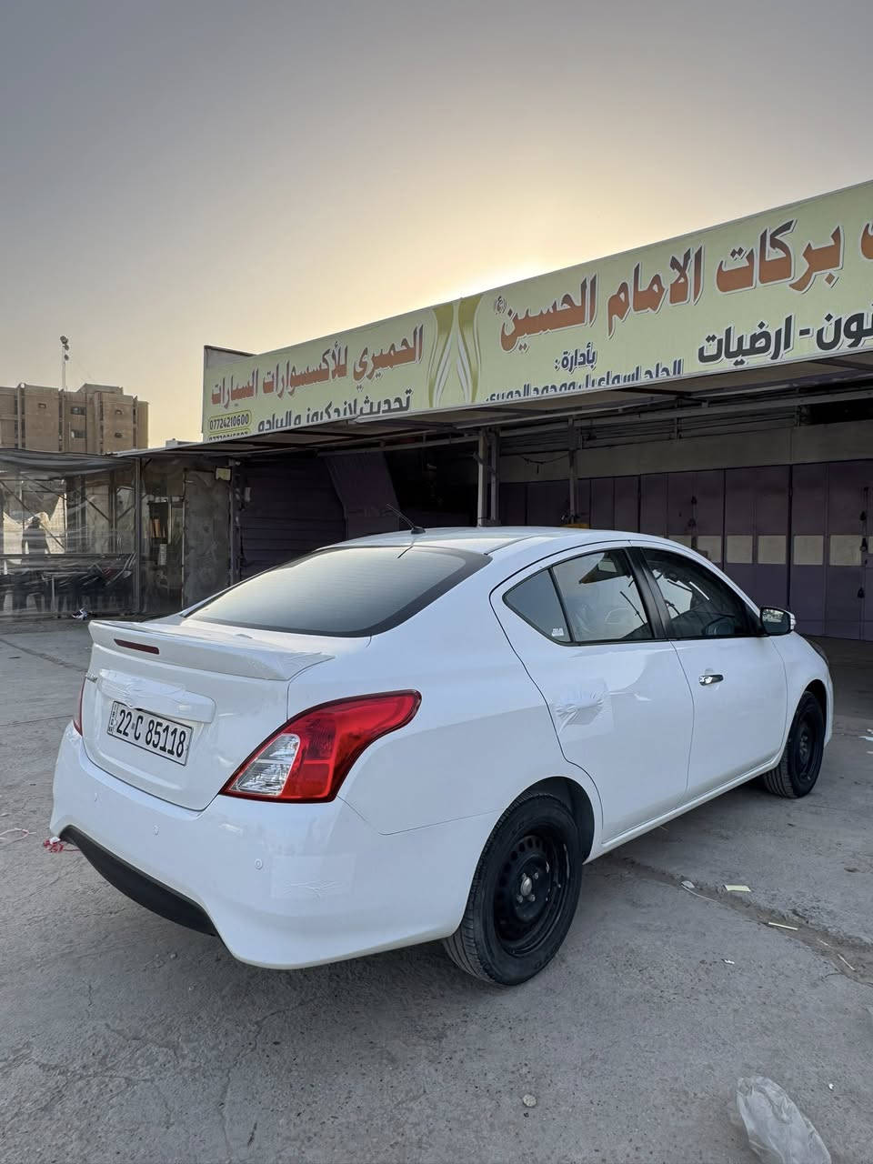 نيسان سني موديل 23 رقم اربيل بسم شركه تحويل او وكاله عادي ماشيه 50 الف 
مكفوله عدا ملاحضه بسيطه بربع باب السايق 
فول مواصفات 
مكاني بابل 
***********
