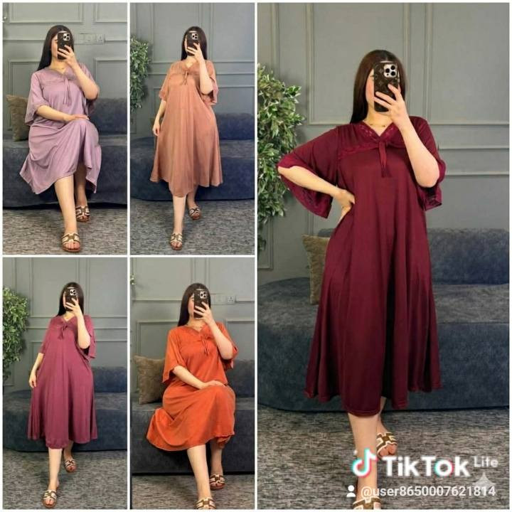 🌸 إطلالة النعومة والراحة.. وصلت الآن! 🌸
​لكل من تبحث عن الأناقة في البيت، وفرنا لكِ "دشاديش" (فساتين منزلية) بخامات قطنية باردة وتصاميم ناعمة تناسب ذوقكِ الرفيع. ✨
​✨ مميزات الموديل:


**إذا كنت صاحب هذا الإعلان وتريد حذفه لأي سبب، رجاءا أرسل رسالة إلى الدعم الفني**