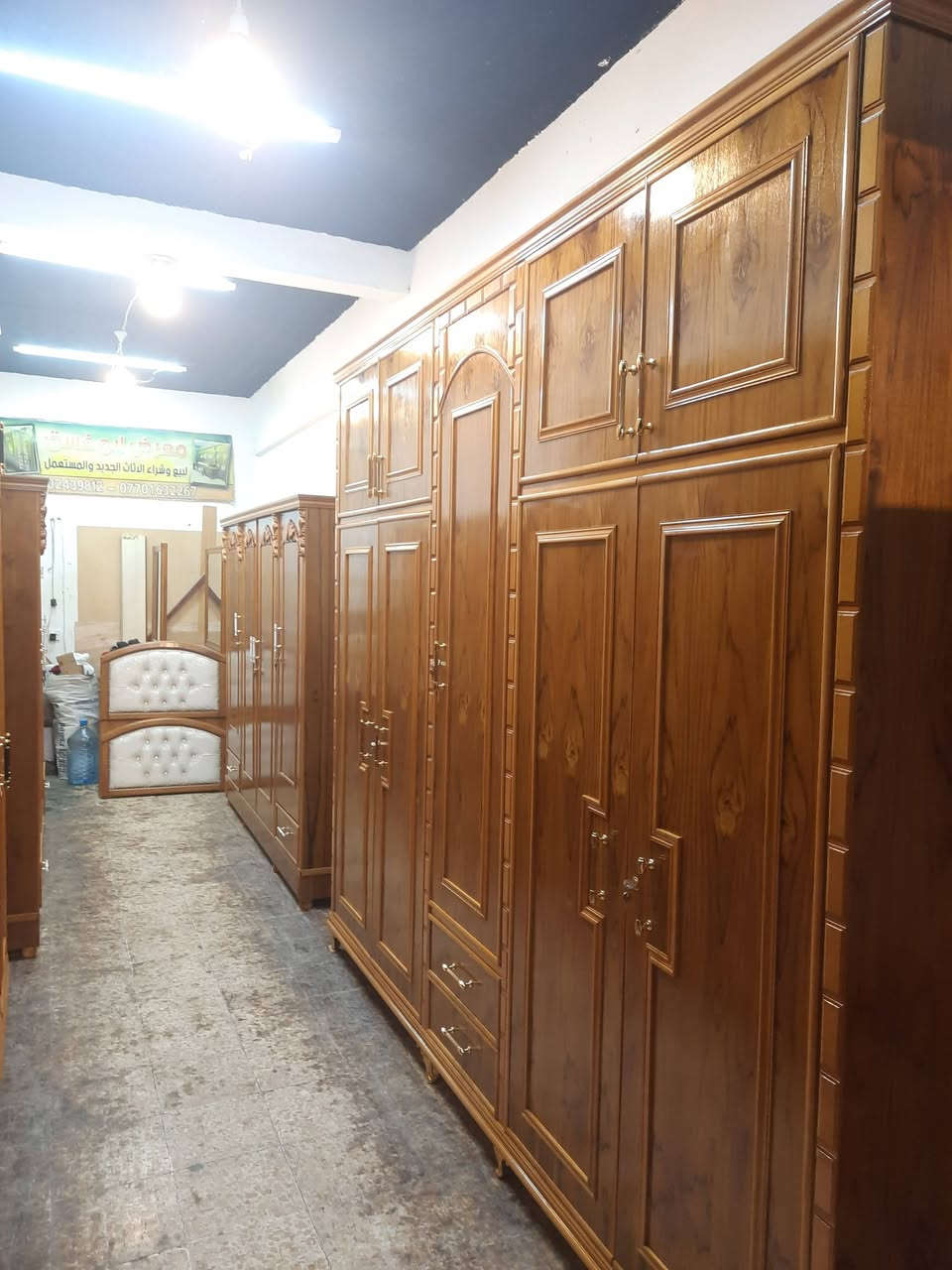 للبيع 🟢🔴🟢🔴🟢
كناتير 5 أبواب ملحق صاج 5 ملم شغل ثقيل توكمه درجه اوله ( جديد ) 🇮🇶🇮🇶
العنوان. السكر. مقابل سانكو مول /ومحطة كهرباء السكر
للإستفسار اتصل📞📞 
***********
***********
معرض أثاث ( بشار ابو غسق )
🟢مستعدون لشراء غرف النوم والكناتير الصاج🟢
