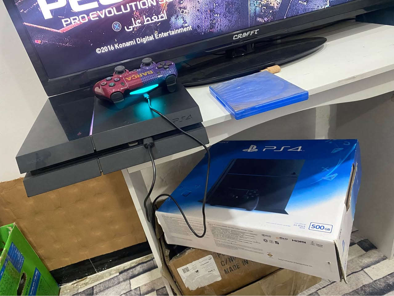 بلي فور  فات اون لاين اخر تحديث
الي هو13:50 جهاز لوك مامفتوح ولا مصلح  مكفول تفحص وتاخذه ويا قرص بيس2017
ويده وحده وكامل ملحقاته 
الاصلية حته الكارتونه موجوده
السعر200 الف 
مكاني بغداد الدوره 
وعندي توصيل🚚 بغداد, العراق


**إذا كنت صاحب هذا الإعلان وتريد حذفه لأي سبب، رجاءا أرسل رسالة إلى الدعم الفني**