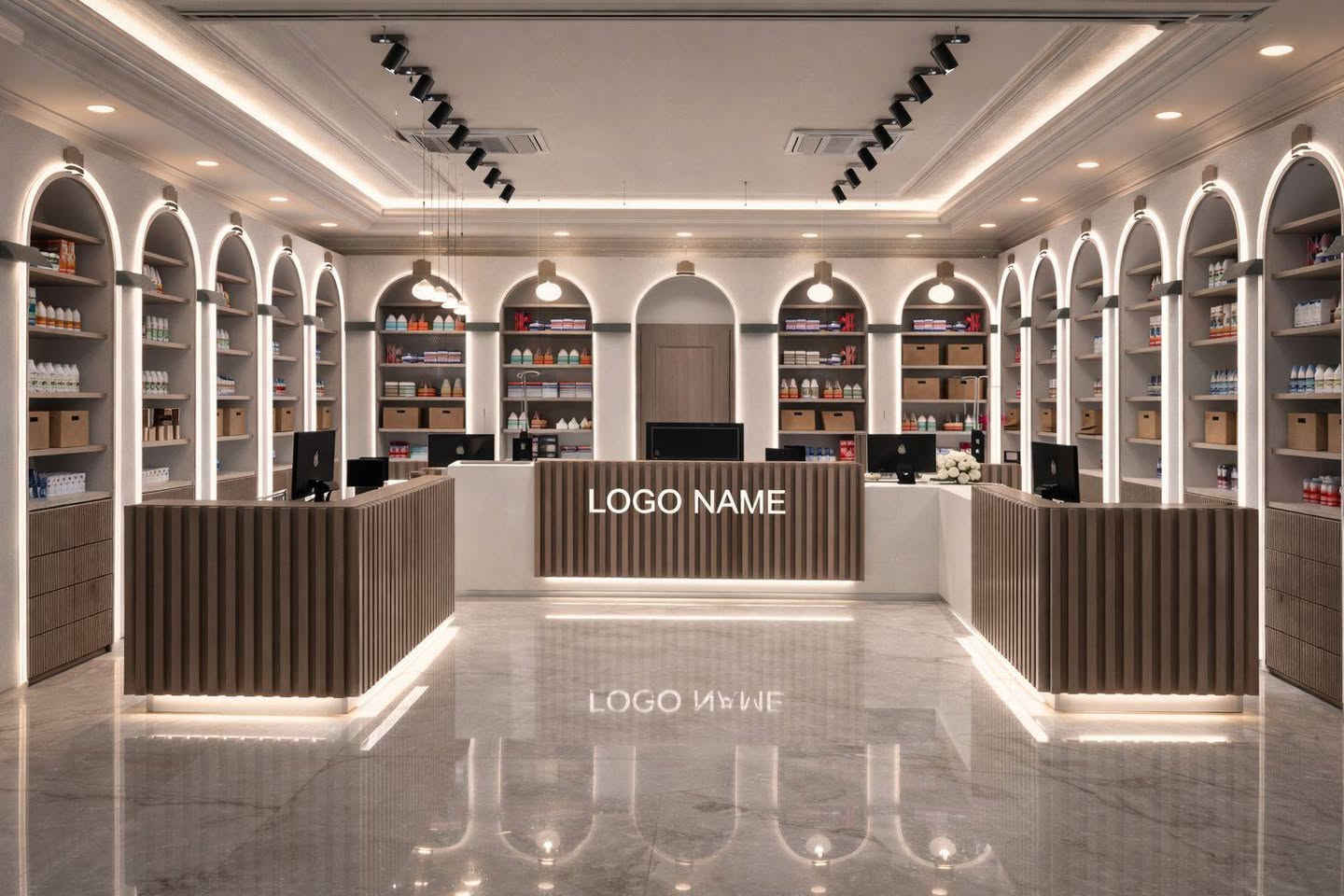 متابعينا الأعزاء نعرض لكم صور تصميم وتنفيذ صيدلية ديكور داخلي نمط النيو كلاسك ألوان مريحة للعين مع تصميم هادئ حسب طلب الزبون للاستفسار الاتصال على الرقم
***********
