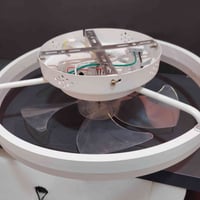 مروحة مع لد ضوئي سقفي قطر 40 سم.. ب20 الف توصيل كربلاء 3 محافظات 5 077...