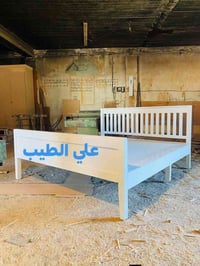 مرحبا اعزائي الكرام سرير  نفرين شغل ثقيل انج ونص وتنفيذ حسب طلب الزبون...