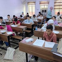 جانب من امتحان الذكاء والتحصيلي في معهدنا 🔥   📍 العنوان: حي الوحدة – ق...