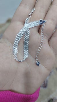 سوار فضة • اكسسوار