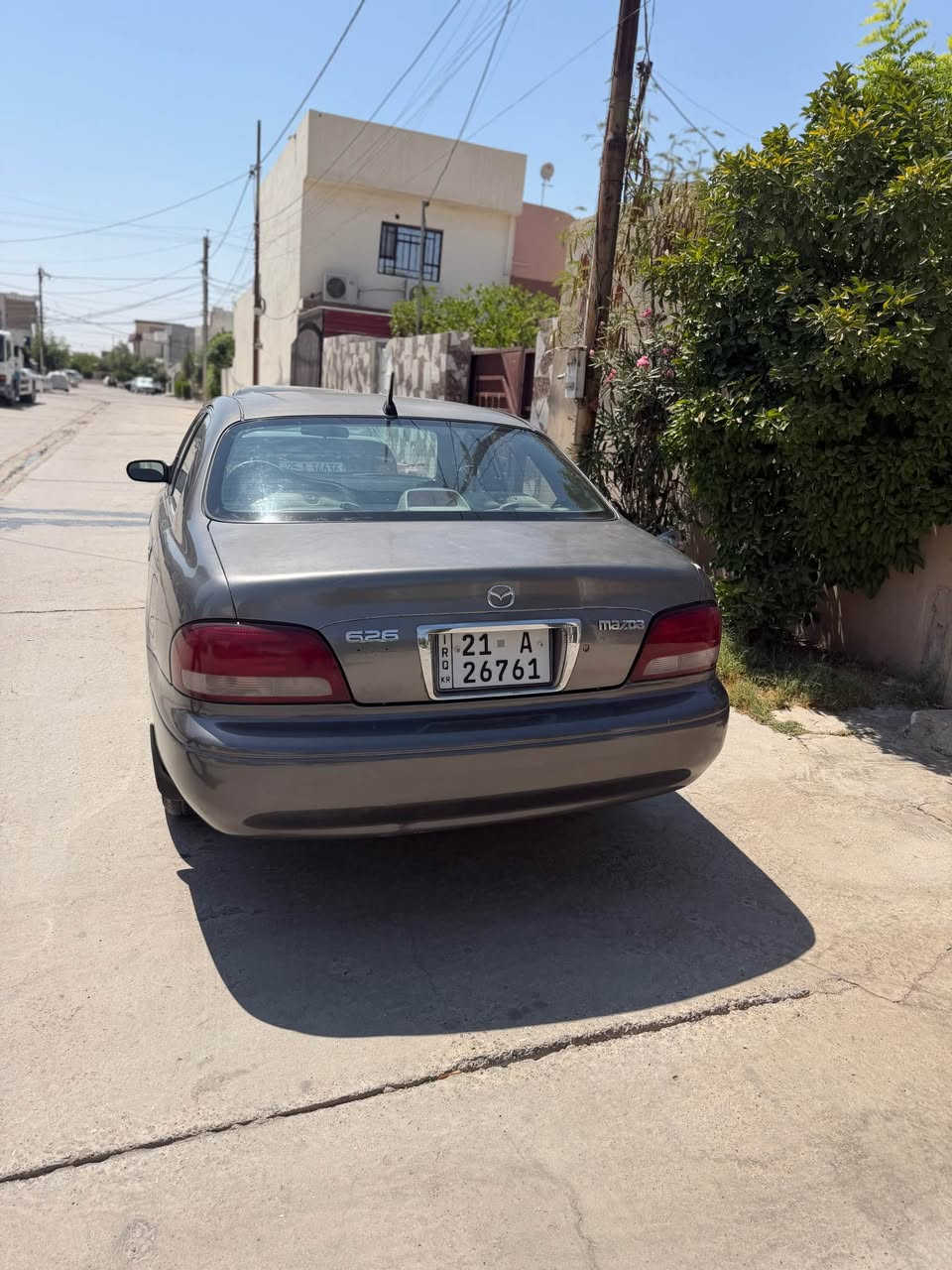 سلام عليكم
للبيع سيارة مازدا فاصوليا موديل ٢٠٠٠
رقم سليمانيك سنوية جديد ٢٠٢٩
 وبسمي   كوبون بنزين موجود 
كهربائيات تيرات كير محرك صدر كله جديد
تبريد ثلج وية سويج
سيارة مصبوغ عام جمالية فقط بيه ضربة خفيف جاملغ خلف سايق بدون شاصي و دواخل
سعره ٥٠ و بيه مجال
*********** كركوك, العراق
